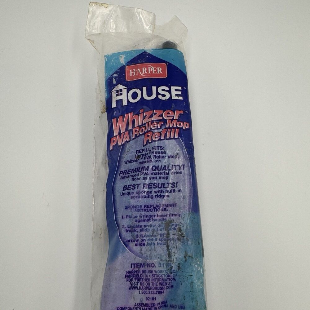 PVA Sponge Roller Mop‎ Refills Harper House Whizzer